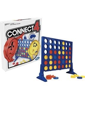 Hasbro Connect 4 Strategy Board Game C3891 Blue Blocker Discs Ages 6+ NEW SEALED
